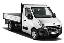 Van Hire Newcastle upon Tyne - White 3.5 Tonne Folkestone Tipper Transit - Van hire Newcastle upon tyne